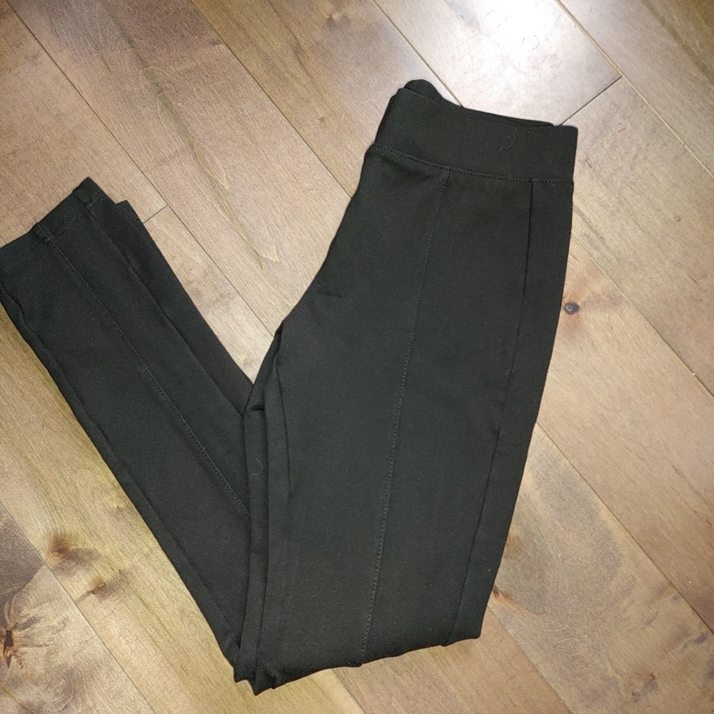 On S'en Fout Des Garçons Black‎ Leggings size 16 teen girl